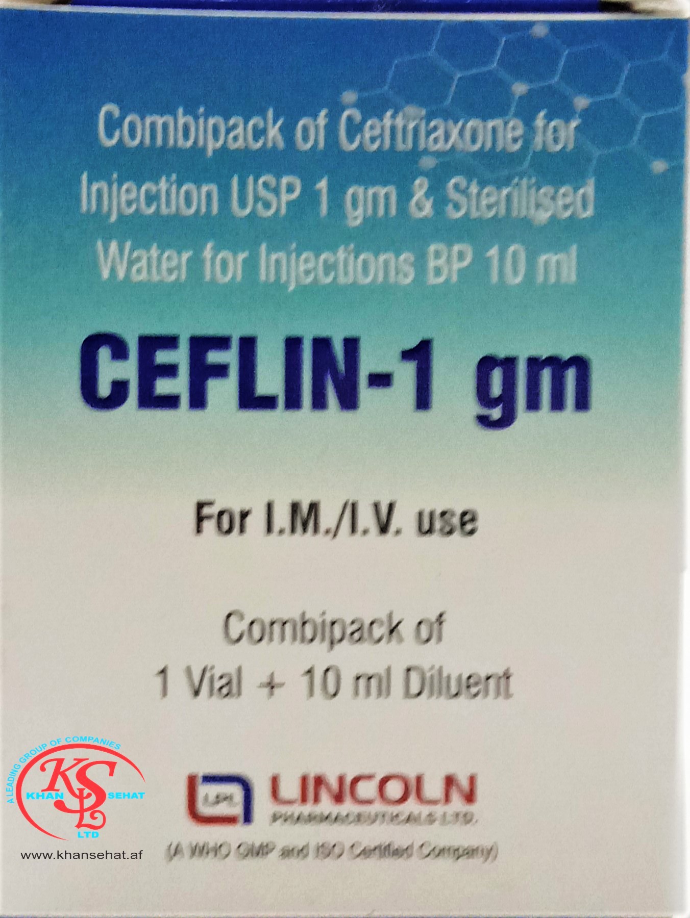 CEFLIN-1GM &amp; 500MG INJ